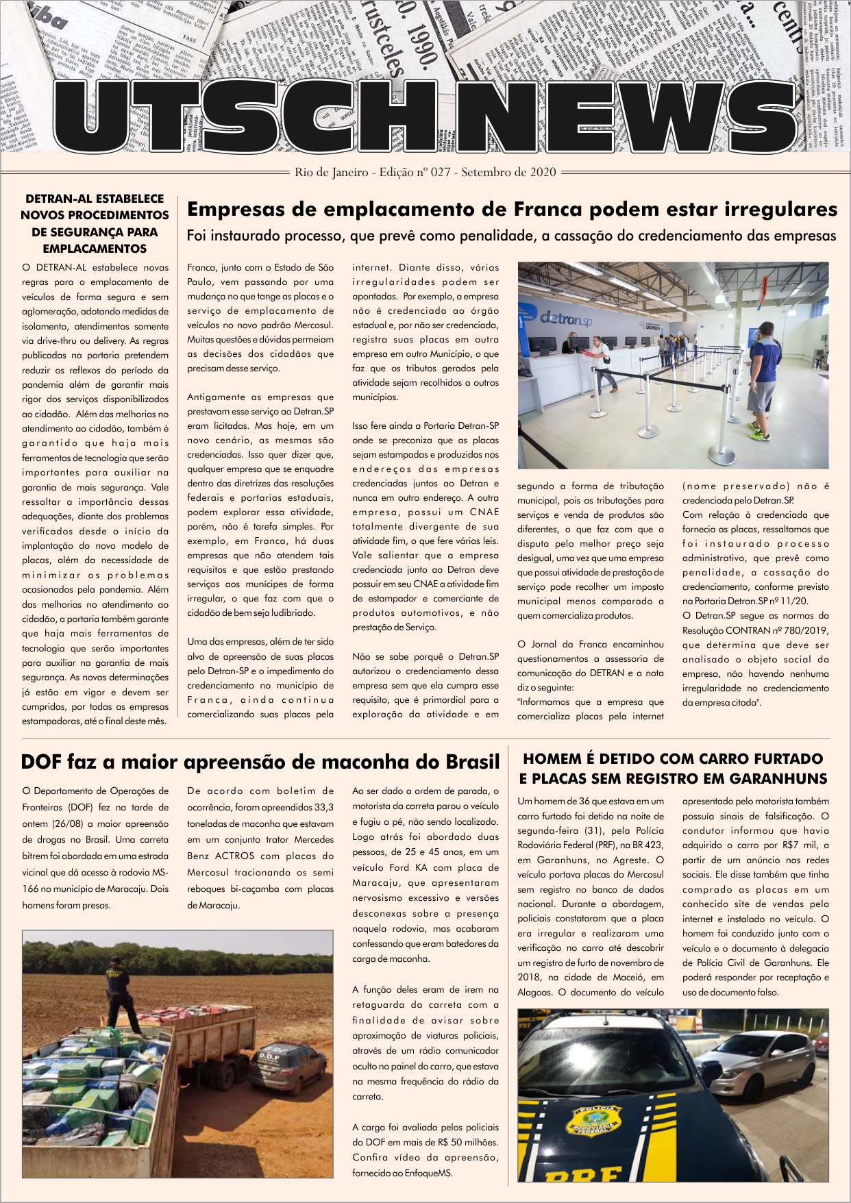 Jornal UTSCH BRASIL - edição 027 - Setembro_2020