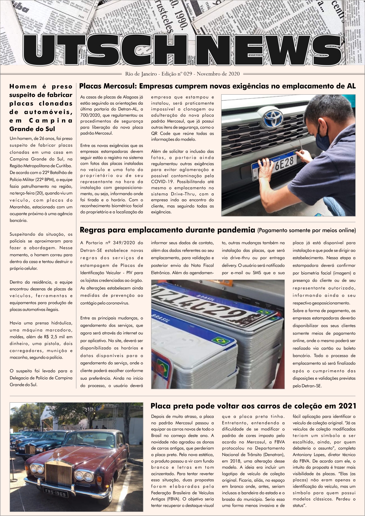 Jornal UTSCH BRASIL - edição 029 - Novembro_2020