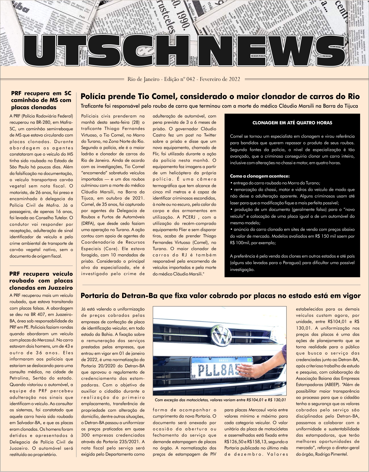 Jornal UTSCH BRASIL - edição 042 - Fevereiro_2022