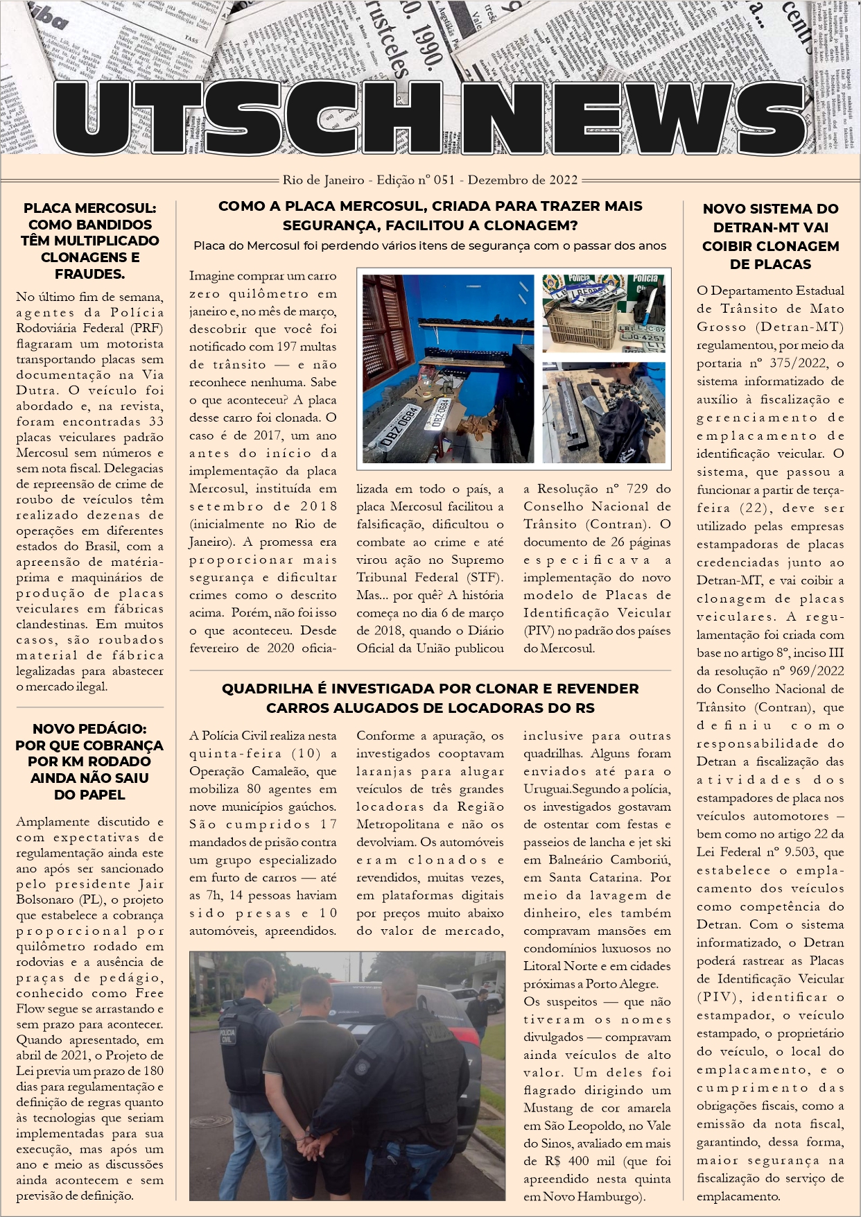 Jornal UTSCH BRASIL - edição 051 - Dezembro_2022