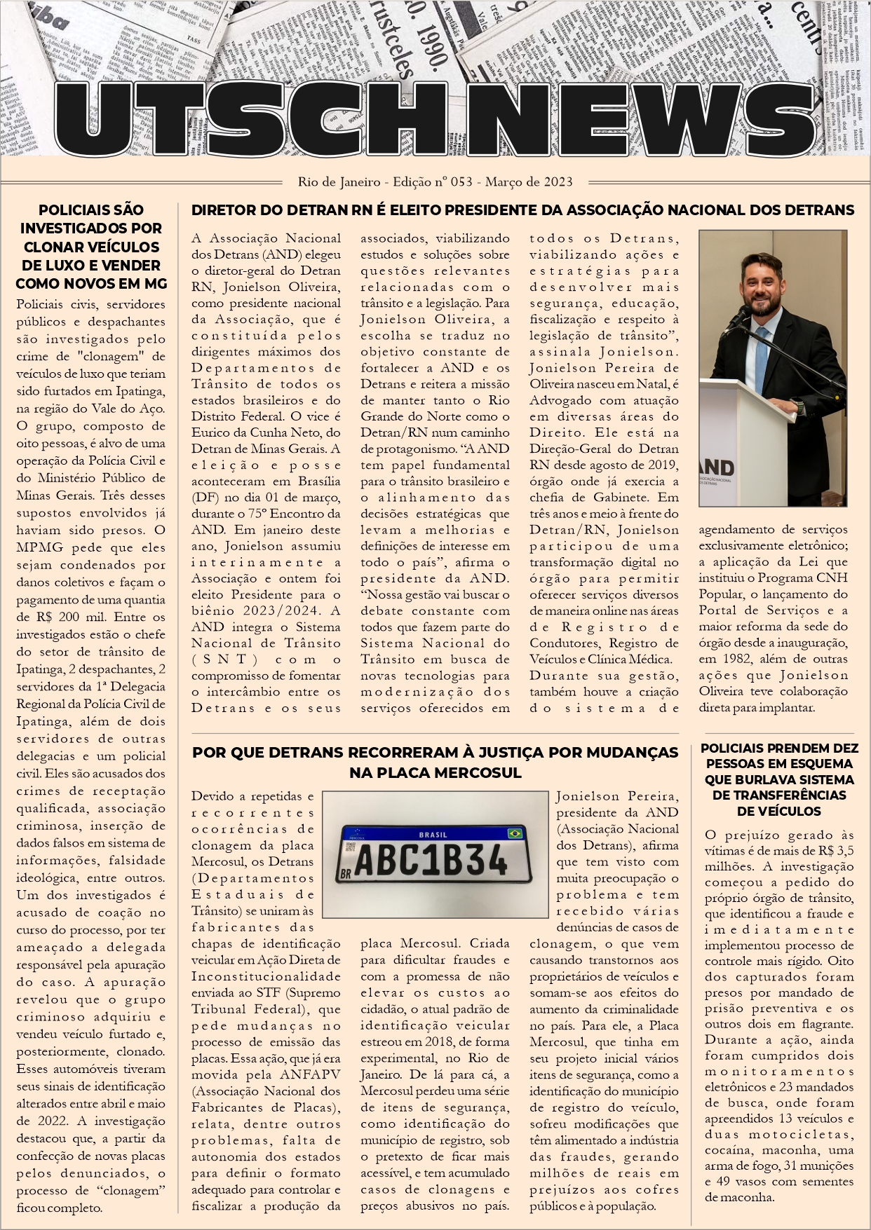 Jornal UTSCH BRASIL - edição 053 - Março_2023